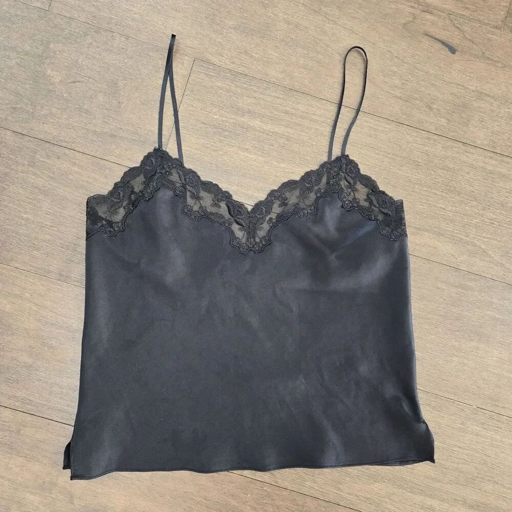 Victorias Secret Size S Womens Black Wireless Unlined Sleepwear Camisole Top